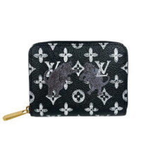 Louis Vuitton Zippy Coin Black Cat Gram Bifold Wallet